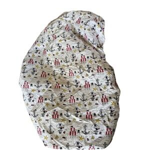 Pottery Barn Pirate print‎ fitted crib sheet